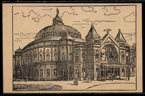 Künstler berlin zirkus - künstler-ak,