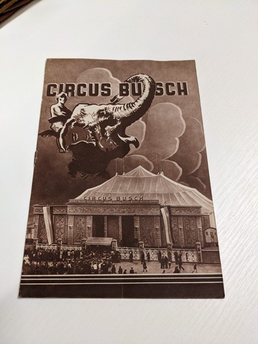 Programmheft zirkus busch 1953 - zirkus,