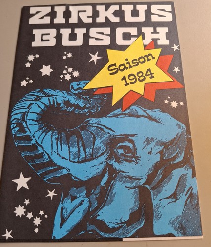 Alte reklame prospekt - alte, zirkus