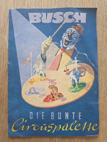 Werbeprospekt zirkus busch die - zirkus,