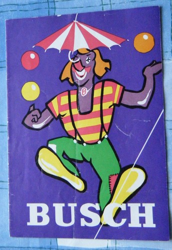 Busch zirkus broschüre - busch,