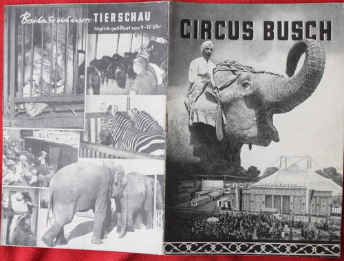 1222 prospekt zirkus busch ddr - zirkus,